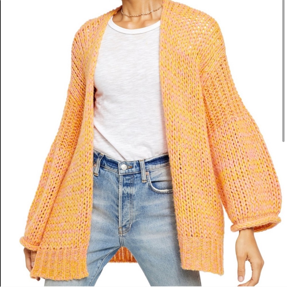 NWOT Free People Sugar Candy Combo Cardigan Size S